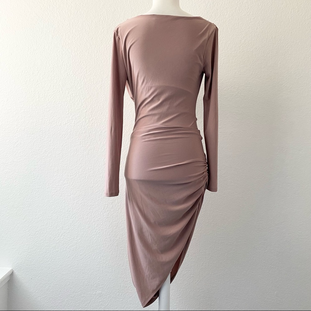 DAY&NIGHT Mauve Long Sleeve Dress - Picture 3 of 5